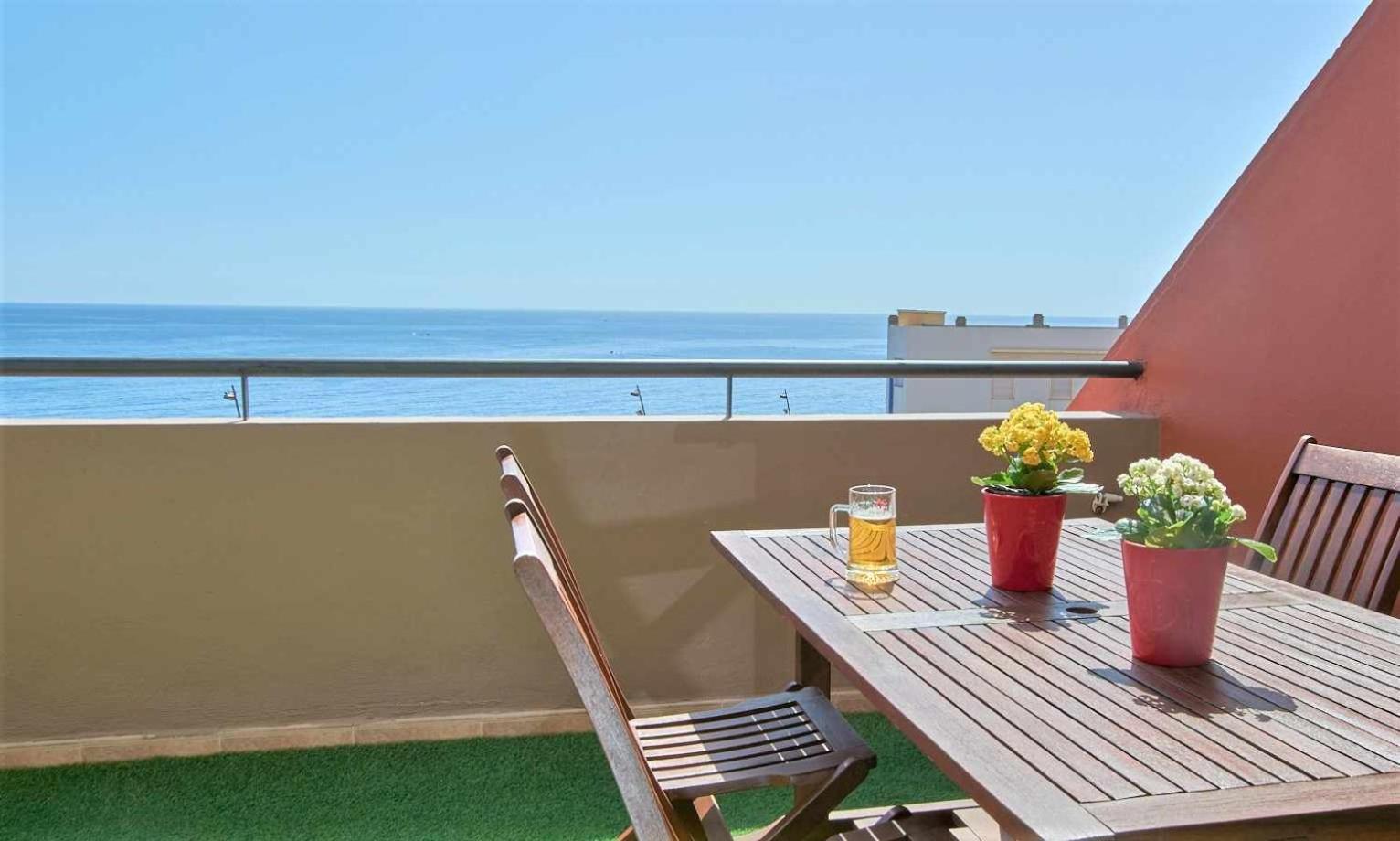 Bonita Vivienda Con Vistas Al Mar Playawifi Apartment Radazul Luaran gambar