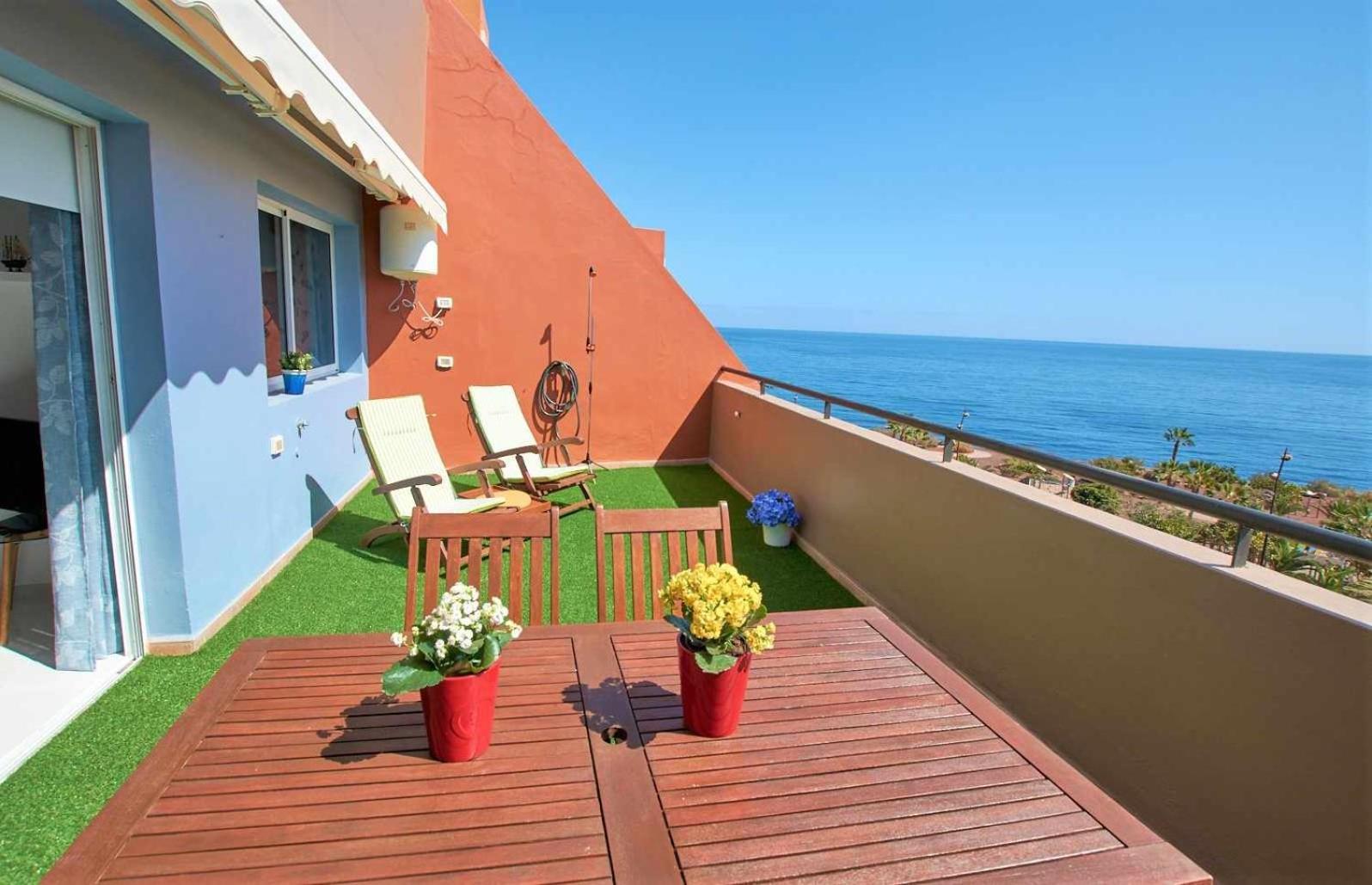 Bonita Vivienda Con Vistas Al Mar Playawifi Apartment Radazul Luaran gambar