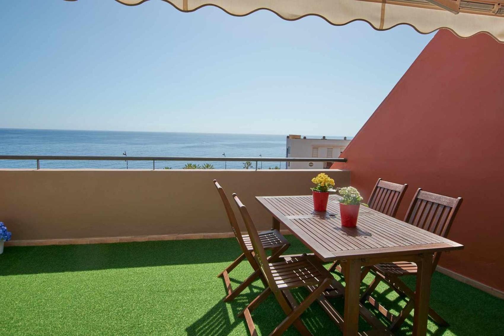 Bonita Vivienda Con Vistas Al Mar Playawifi Apartment Radazul Luaran gambar